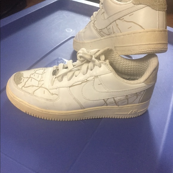Mr Cartoon Nike Air Force 1 LA Freeway Map - Picture 2 of 8
